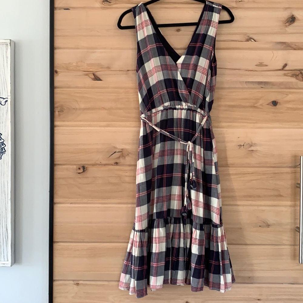 Anthropologie Isabella Sinclair Xs plaid dress
